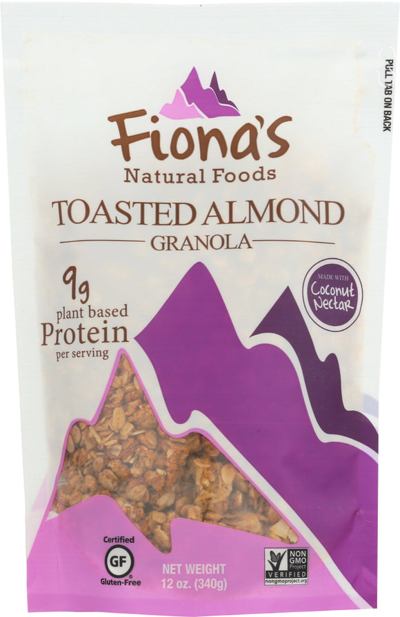FIONAS: Granola Toasted Almond, 12 oz