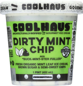 COOLHAUS: Ice Cream Dirty Mint Chip, 16 oz