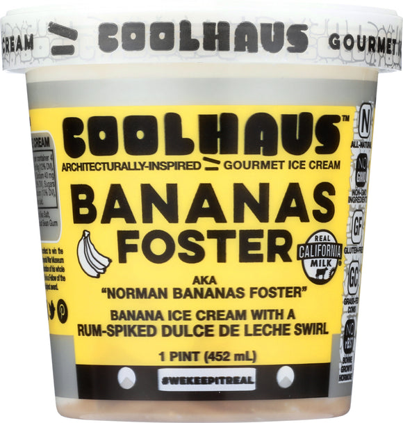 COOLHAUS: Ice Cream Bananas Foster, 16 oz