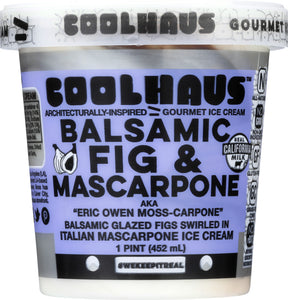 COOLHAUS: Ice Cream Balsamic Fig & Mascarpone, 16 oz