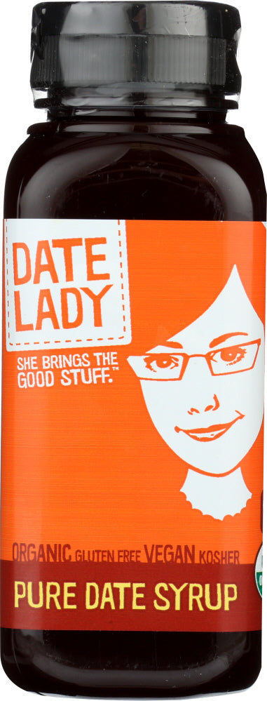 DATE LADY: Date Syrup Organic Pure Squeeze Bottle, 12 oz