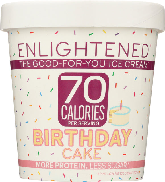 ENLIGHTENED: Ice Cream Pint Birthday Cake, 16 fl oz