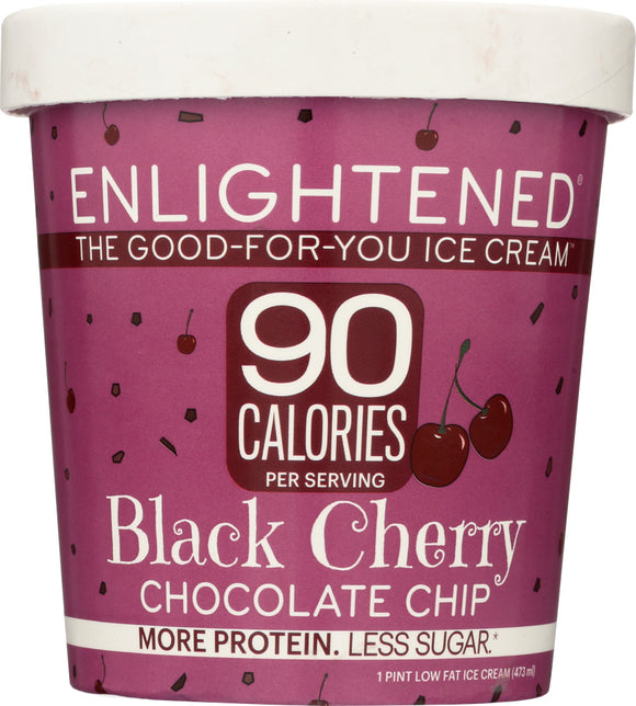 ENLIGHTENED: Ice Cream Pint Black Cherry, 16 fl oz