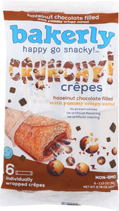 BAKERLY: Crunchy Crêpes Chocolate Filled, 6.78 oz