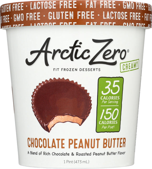 ARCTIC ZERO: Fit Frozen Desserts Creamy Chocolate Peanut Butter, 16 oz