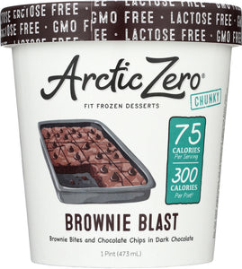 ARCTIC ZERO: Brownie Blast Ice Cream, 16 oz