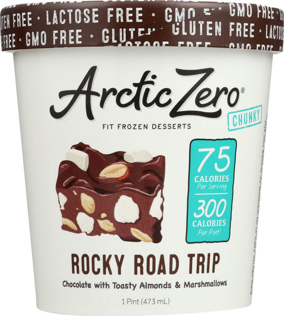 ARCTIC ZERO: Frozen Dessert Rocky Road Trip, 16 oz
