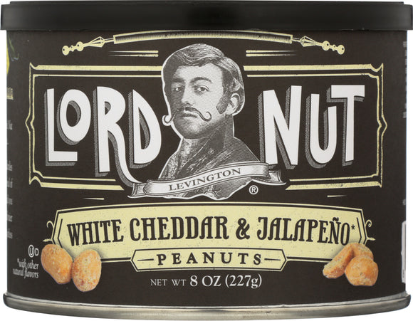 LORD NUT LEVINGTON: El Cheddarales Peanuts Cheddar Cheese & Jalapeno, 8 oz