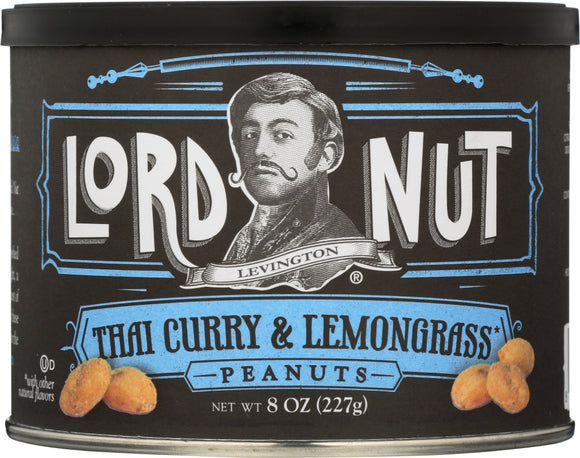 LORD NUT LEVINGTON: Peanuts Thai Curry & Lemongrass, 8 oz