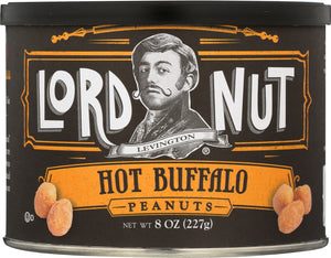 LORD NUT LEVINGTON: Peanut Seasoned Hot Buffalo, 8 oz