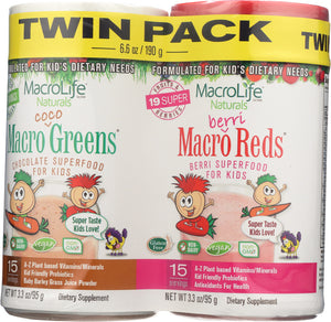 MACROLIFE NATURALS: Macro Kids Combo Pack, 6.6 oz