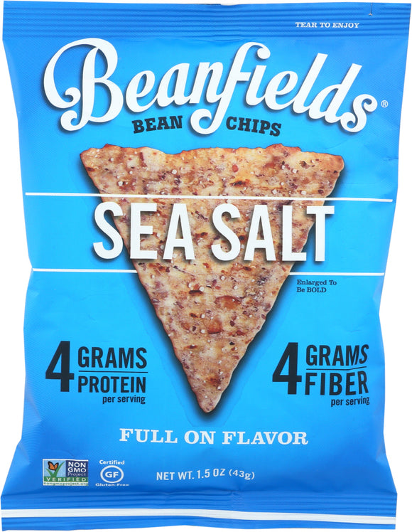 BEANFIELDS: Bean Chips Sea Salt, 1.5 oz