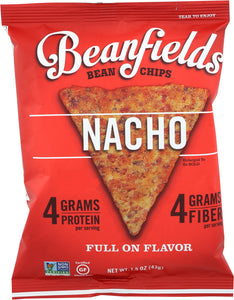 BEANFIELDS: Nacho Bean Chips, 1.5 oz
