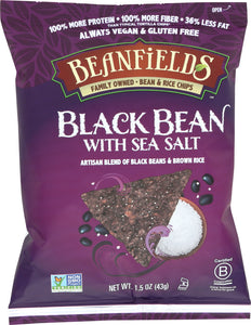 BEANFIELDS: Black Bean with Sea Salt Chips 1.5 Oz