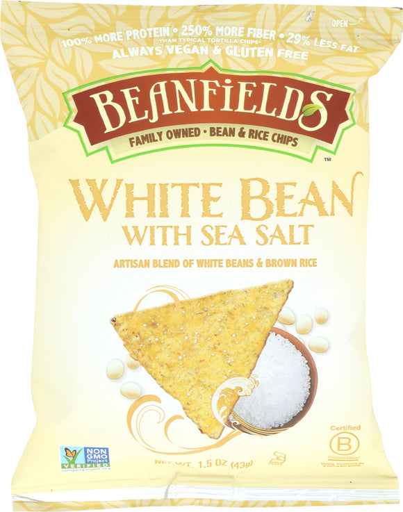 BEANFIELDS: White Bean with Sea Salt Chips 1.5 Oz