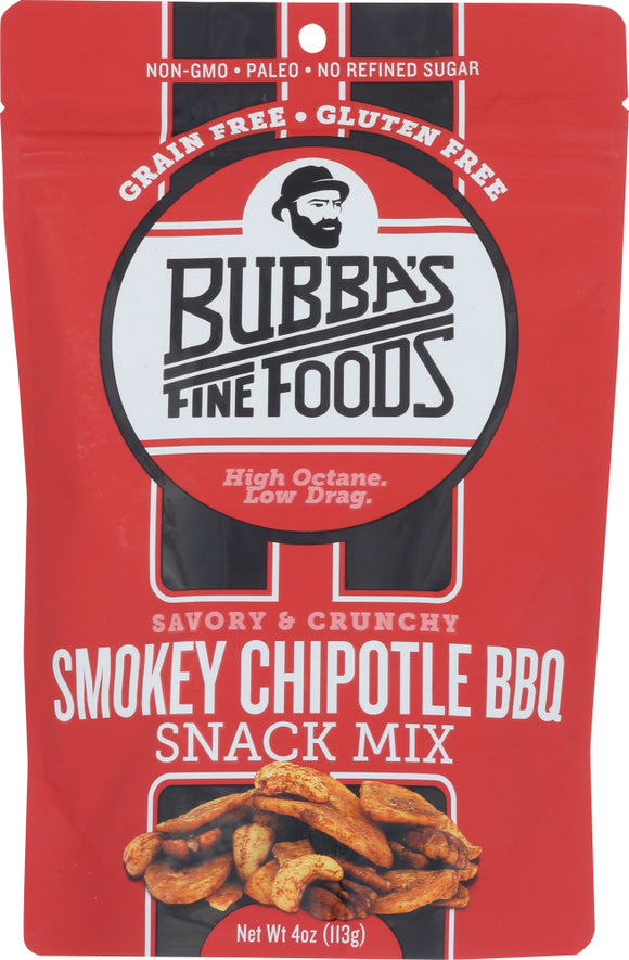 BUBBAS FINE FOODS LLC: Mix Snack Smokey Chipotle, 4 oz