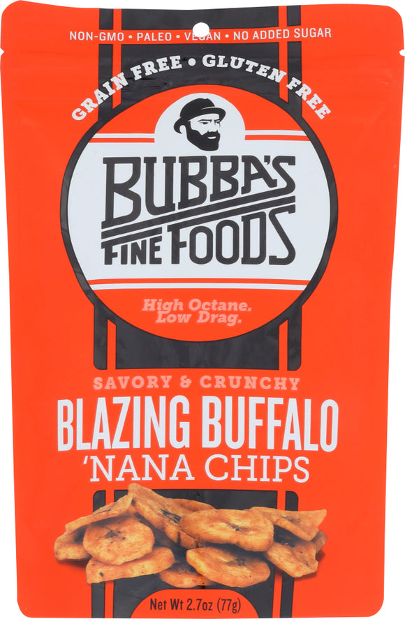 BUBBAS FINE FOODS LLC: Chips Nana Blazing Buffalo, 2.7 oz