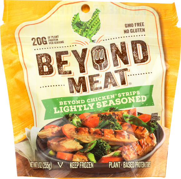 BEYOND MEAT: Lightly Seasoned Chicken‑Free Strips, 9 oz