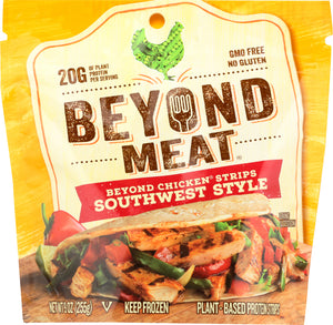 BEYOND MEAT: Southwest Style Chicken-Free Strips, 9 oz