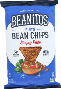 BEANITOS: Simply Pinto Bean Chips with Sea Salt, 6 oz