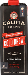 CALIFIA: Concentrated Cold Brew Coffee, 32 oz