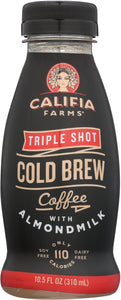 CALIFIA: Triple Shot Cold Brew Coffee, 10.5 oz