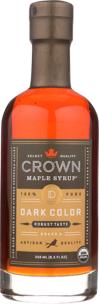 CROWN MAPLE: Maple Syrup Dark Color, 8.5 fl oz
