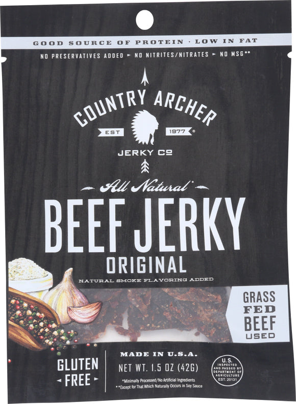 COUNTRY ARCHER: Jerky Beef Original, 1.5 oz