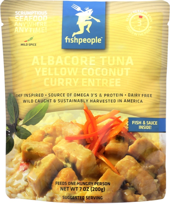 FISHPEOPLE: Yellow Curry Coconut Tuna, 7 Oz