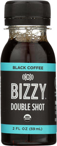 BIZZY COFFEE: Coffee Shot Black, 2 oz