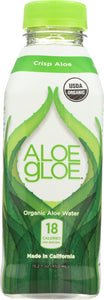 ALOE GLOE: Organic Aloe Water Pulp Free, 15.2 oz