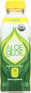 ALOE GLOE: Aloe Water Lemonade Organic, 15.2 oz