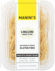 MANINIS GLUTEN FREE: Pasta Linguini Lemon Thyme, 9 oz