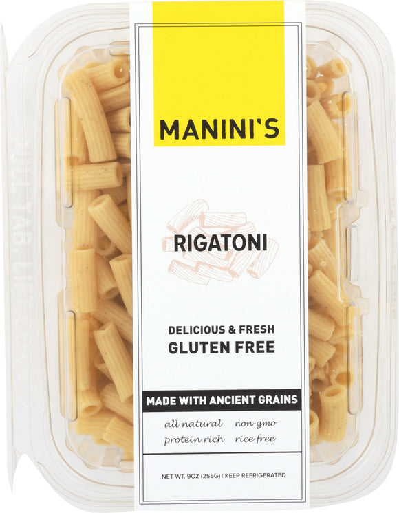 MANINIS GLUTEN FREE: Pasta Rigatoni Gluten Free, 9 oz