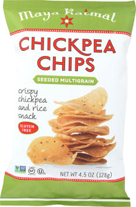 MAYA KAIMAL: Chickpea Chips Seeded Multigrain, 4.5 oz