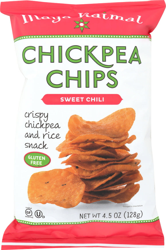 MAYA KAIMAL: Chickpea Chips Sweet Chili, 4.5 oz