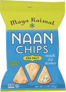 MAYA KAIMAL: Naan Chips Sea Salt, 1.5 oz