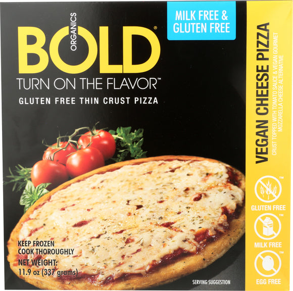 BOLD ORGANICS: Gluten Free Vegan Pizza Cheese, 11.9 oz