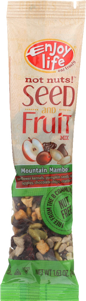 ENJOY LIFE: Grab and Go Not Nuts! Seed & Fruit Mix Mountain Mambo, 1.63 oz