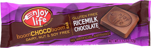 ENJOY LIFE: Boom Choco Boom Bar Gluten Free Ricemilk Chocolate, 1.12 oz