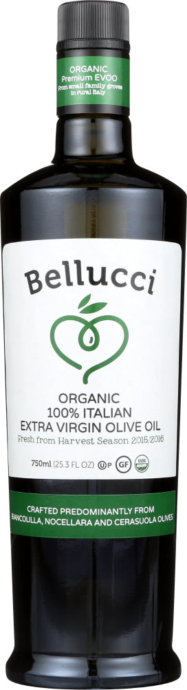 BELLUCCI PREMIUM: Organic Extra Virgin Olive Oil, 750 ml