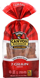 CANYON BAKEHOUSE: Bread 7-Grain Gluten Free, 18 oz