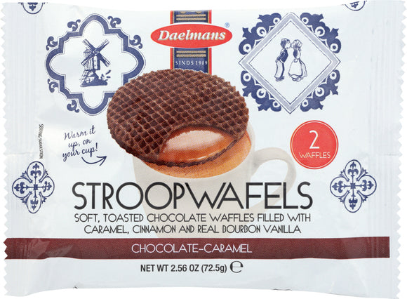 DAELMANS: Wafer Chocolate Caramel Duo Pack 2.56 oz