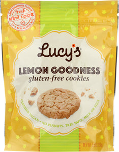 LUCY'S: Gluten Free Cookies Lemon Goodness, 5.5 oz