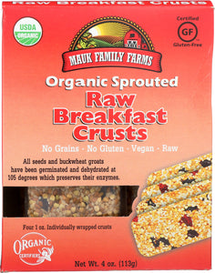 MAUK FAMILY FARMS: Raw Breakfast Crusts, 4 oz