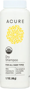 ACURE: Organic Dry Shampoo, 1.7 oz