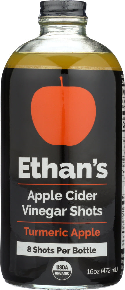 ETHANS: Turmeric Apple Apple Cider Vinegar Shot, 16 oz
