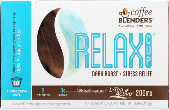 COFFEE BLENDERS: Coffee Relax Kcups 2.0, 10 ct
