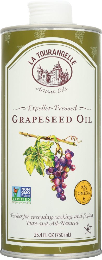 LA TOURANGELLE: Oil Grapeseed, 750 ml