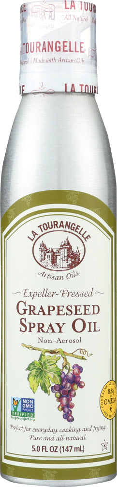 LA TOURANGELLE: Oil Spray Grapeseed, 147 ml